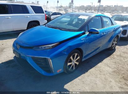 2017 TOYOTA MIRAI Blue  Other JTDBVRBD4HA001687 photo #3