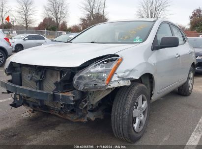 2014 NISSAN ROGUE SELECT S Silver  Gasoline JN8AS5MV1EW704282 photo #3