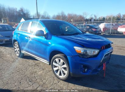 2015 MITSUBISHI OUTLANDER SPORT ES Blue  Gasoline 4A4AR3AW4FE024613 photo #1