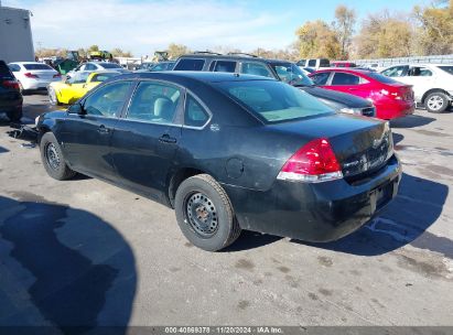 2008 CHEVROLET IMPALA LS Black  Flexible Fuel 2G1WB58K689222883 photo #4