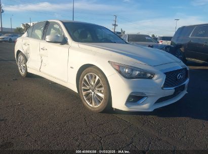 2020 INFINITI Q50 LUXE White  Gasoline JN1EV7AP2LM206545 photo #1