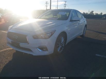 2020 INFINITI Q50 LUXE White  Gasoline JN1EV7AP2LM206545 photo #3