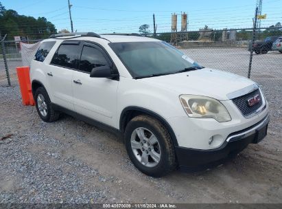 2012 GMC ACADIA SL White  Gasoline 1GKKRNED3CJ308645 photo #1