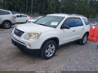 2012 GMC ACADIA SL White  Gasoline 1GKKRNED3CJ308645 photo #3