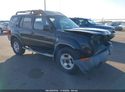 2004 NISSAN XTERRA XE Black  Gasoline 5N1ED28Y54C642259 photo #1