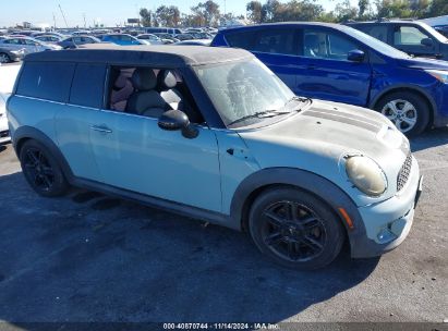 2012 MINI COOPER S CLUBMAN Green  Gasoline WMWZG3C5XCTY38614 photo #1