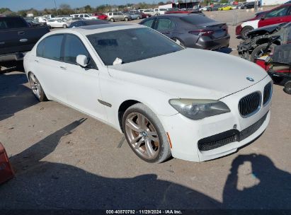 2012 BMW 750LI White  Gasoline WBAKB8C56CDX20454 photo #1