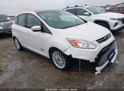 2014 FORD C-MAX ENERGI SEL White  Hybrid 1FADP5CU5EL516732 photo #1