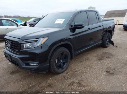 2021 HONDA RIDGELINE BLACK EDITION Black  Gasoline 5FPYK3F88MB021673 photo #3