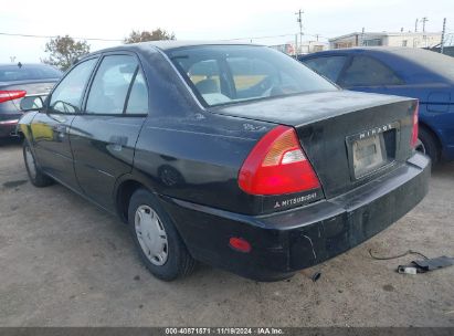 1999 MITSUBISHI MIRAGE DE Black  Gasoline JA3AY26AXXU020041 photo #4