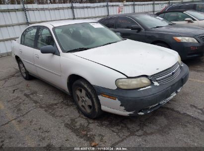 2005 CHEVROLET CLASSIC White  Gasoline 1G1ND52F95M219749 photo #1