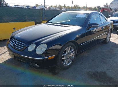 2002 MERCEDES-BENZ CL 500 Black  Gasoline WDBPJ75J32A028537 photo #3