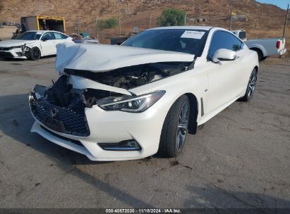 2019 INFINITI Q60 3.0T LUXE White  Gasoline JN1EV7EK9KM231584 photo #3