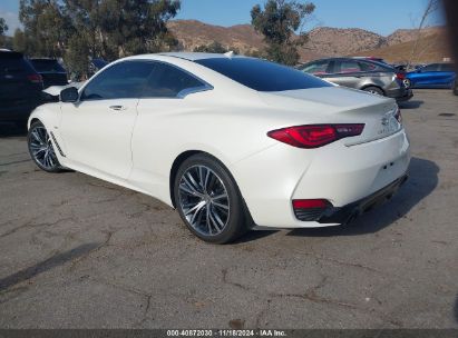 2019 INFINITI Q60 3.0T LUXE White  Gasoline JN1EV7EK9KM231584 photo #4