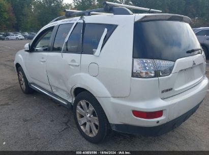 2013 MITSUBISHI OUTLANDER SE White  Gasoline JA4JT3AW2DU006021 photo #4