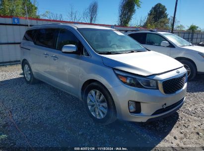 2016 KIA SEDONA EX Silver  Gasoline KNDMC5C19G6138900 photo #1