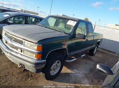 1996 CHEVROLET GMT-400 K1500 Green  Gasoline 1GCEK19R3TE205763 photo #3