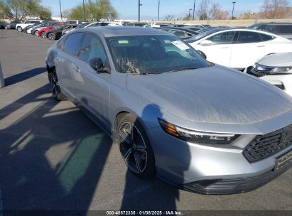 2023 HONDA ACCORD HYBRID SPORT-L Silver  Hybrid 1HGCY2F72PA018494 photo #1