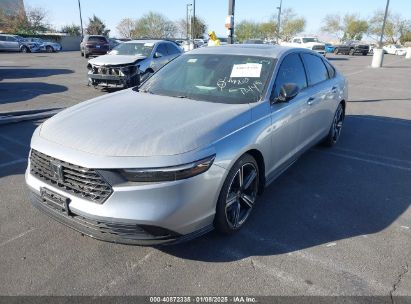 2023 HONDA ACCORD HYBRID SPORT-L Silver  Hybrid 1HGCY2F72PA018494 photo #3