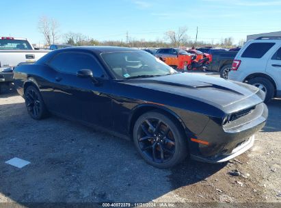 2022 DODGE CHALLENGER SXT Black  Flexible Fuel 2C3CDZAG6NH131975 photo #1