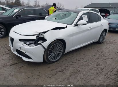 2018 ALFA ROMEO GIULIA TI LUSSO AWD White  Gasoline ZARFAEEN4J7570302 photo #3