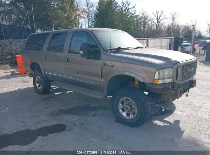 2003 FORD EXCURSION LIMITED Tan  Diesel 1FMSU43F03EA49514 photo #1