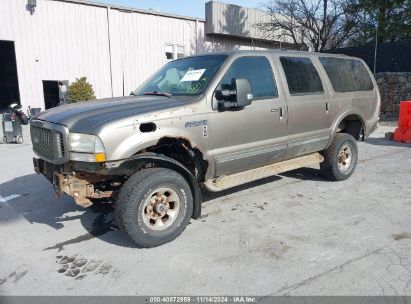 2003 FORD EXCURSION LIMITED Tan  Diesel 1FMSU43F03EA49514 photo #3