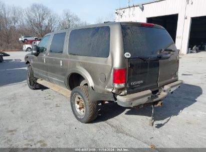 2003 FORD EXCURSION LIMITED Tan  Diesel 1FMSU43F03EA49514 photo #4