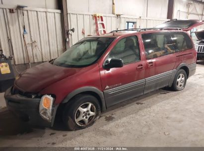 2002 PONTIAC MONTANA M16 W/1SE PKG. Maroon  Gasoline 1GMDX13E32D135944 photo #3