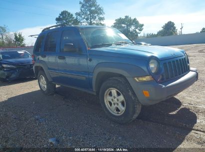 2005 JEEP LIBERTY SPORT Blue  Flexible Fuel 1J4GK48K05W612820 photo #1