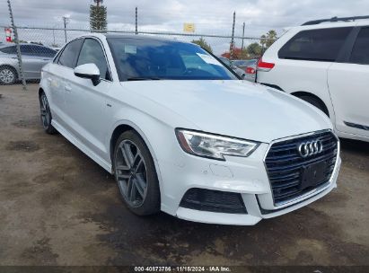 2017 AUDI A3 2.0T PREMIUM White  Gasoline WAUGUGFF2H1032779 photo #1