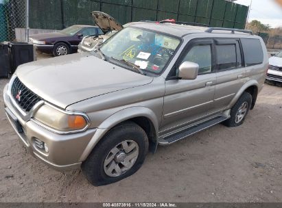 2001 MITSUBISHI MONTERO SPORT LTD Silver  Gasoline JA4MT41R91P002846 photo #3