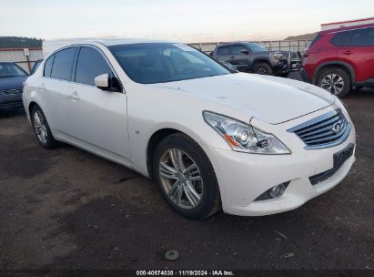 2015 INFINITI Q40 White  Gasoline JN1CV6AP4FM500230 photo #1