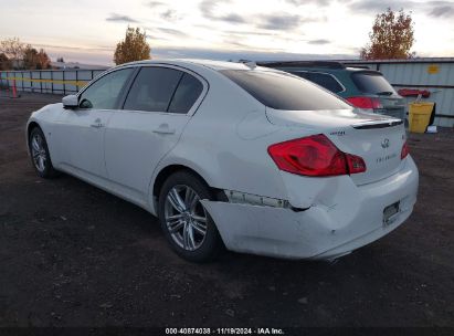 2015 INFINITI Q40 White  Gasoline JN1CV6AP4FM500230 photo #4