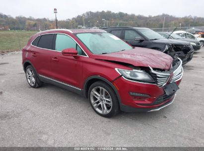 2015 LINCOLN MKC Red  Gasoline 5LMCJ2A93FUJ26432 photo #1