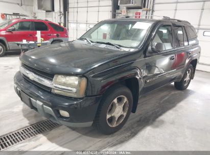 2004 CHEVROLET TRAILBLAZER LT Black  Gasoline 1GNDT13SX42100894 photo #3