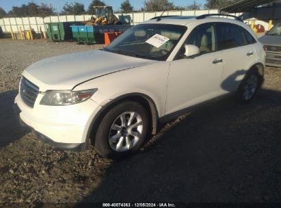 2006 INFINITI FX35 White  Gasoline JNRAS08W86X209896 photo #3