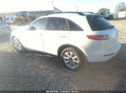 2006 INFINITI FX35 White  Gasoline JNRAS08W86X209896 photo #4