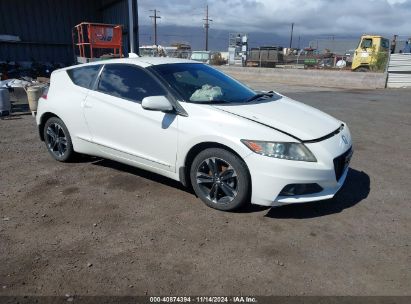 2014 HONDA CR-Z EX White  Hybrid JHMZF1C65ES002820 photo #1