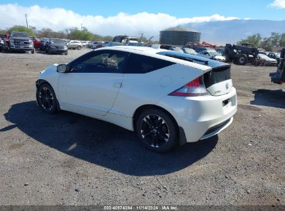 2014 HONDA CR-Z EX White  Hybrid JHMZF1C65ES002820 photo #4