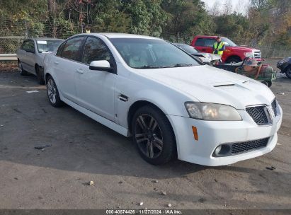 2008 PONTIAC G8 White  Gasoline 6G2ER57718L146081 photo #1