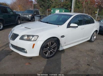 2008 PONTIAC G8 White  Gasoline 6G2ER57718L146081 photo #3