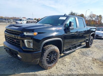 2022 CHEVROLET SILVERADO 2500HD 4WD  STANDARD BED LTZ Black  Diesel 1GC4YPEY2NF147538 photo #3