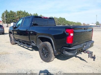 2022 CHEVROLET SILVERADO 2500HD 4WD  STANDARD BED LTZ Black  Diesel 1GC4YPEY2NF147538 photo #4