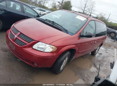 2007 DODGE GRAND CARAVAN SXT Maroon  Gasoline 2D4GP44L97R181690 photo #3