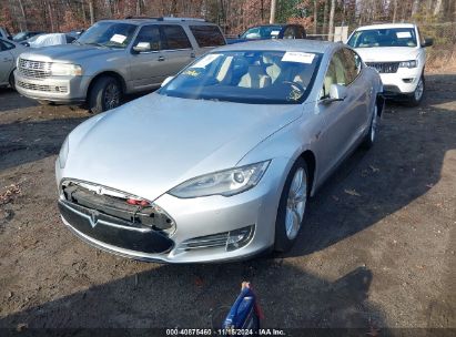 2015 TESLA MODEL S 60/70/85 Silver  Electric 5YJSA1S15FF081153 photo #3