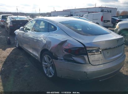 2015 TESLA MODEL S 60/70/85 Silver  Electric 5YJSA1S15FF081153 photo #4