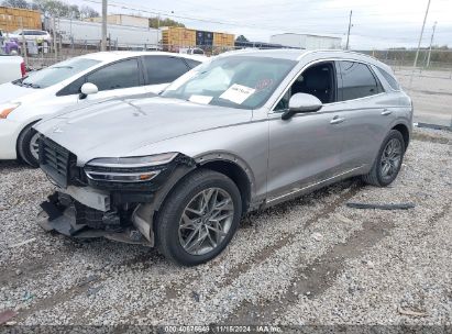 2022 GENESIS GV70 2.5T AWD Silver  Gasoline KMUMADTB2NU047983 photo #3