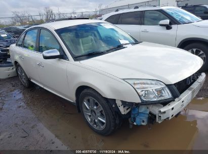 2009 MERCURY SABLE PREMIER White  Gasoline 1MEHM42W09G610015 photo #1