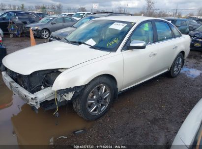 2009 MERCURY SABLE PREMIER White  Gasoline 1MEHM42W09G610015 photo #3